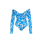 Flower Bodysuit Blue